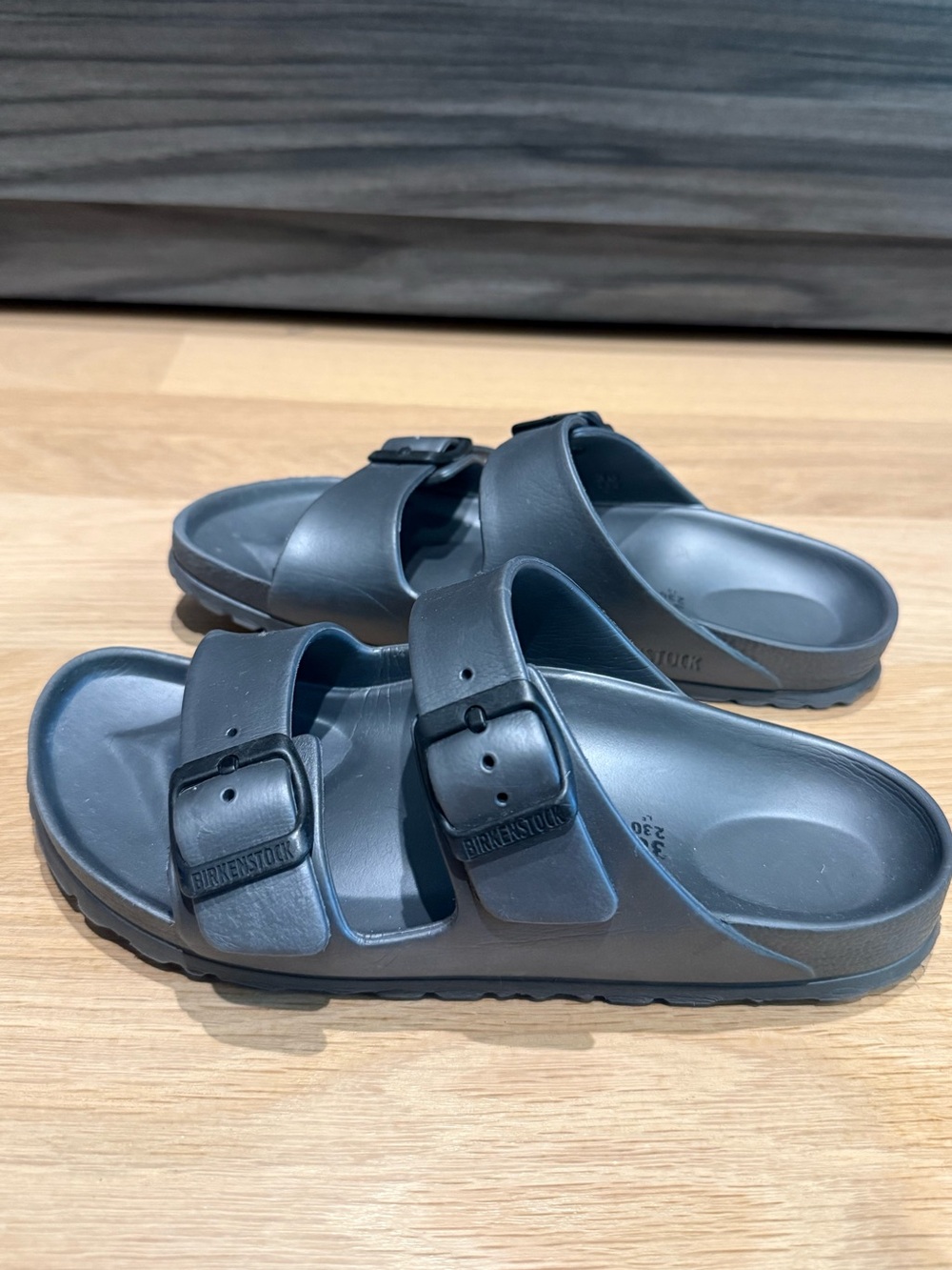 Birkenstock Arizona EVA Slides in Dark Gray